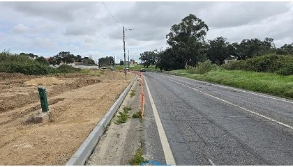 Foto de Obras p�blicas: iniciada a reabilita��o da ponte sobre a Ribeira de Coina na EN379