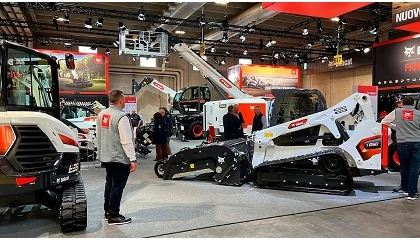 Foto de Pr�xima evolu��o das carregadoras Bobcat apresentada na Samoter