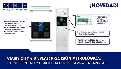 Foto de Viaris City + Display: precisión metrológica, conectividad y usabilidad en recarga urbana AC