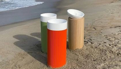 Foto de Circle, un lavabo escultórico diseñado por Ang y Himacs