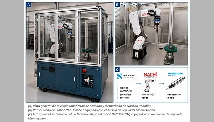 Foto de Rob�tica aplicada al acabado de componentes aditivos en materiales termorresistentes