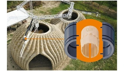 Foto de Impressora 3D constr�i casas a partir de argila