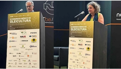 Foto de Congreso Ib�rico de Oleicultura: Pedro Lopes (Olivum) y Liliana Cabecinha (Beja) abrieron la jornada