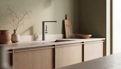Foto de Nuevo acabado Grafito para la grifer�a de cocina de Tres