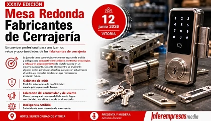 Foto de Los fabricantes debaten sobre los retos que marcarán el futuro de la cerrajería en la XXXIV Mesa Redonda que organiza Interempresas