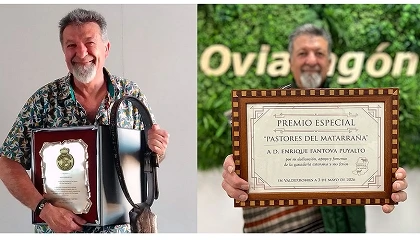 Foto de Enrique Fantova recibe un doble reconocimiento por su dedicaci�n al sector ovino