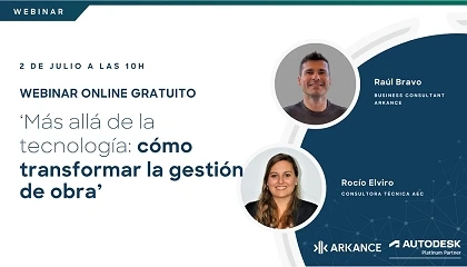 Foto de ARKANCE organiza el webinar �M�s all� de la tecnolog�a: c�mo transformar la gesti�n de obra�