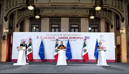 Foto de Europa y M�xico sellan un acuerdo estrat�gico con impacto en m�ltiples sectores productivos