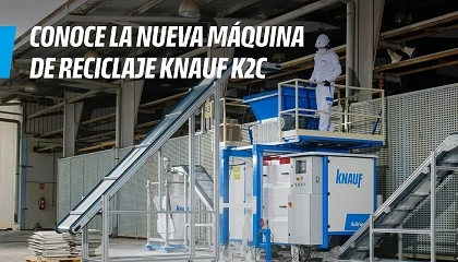 Foto de Knauf refuerza la econom�a circular con Knauf K2C: su nueva m�quina para reciclar placas de yeso laminado