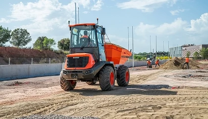 Foto de Ausa lanza el nuevo dumper DR902AHG equipado con un sistema de seguridad asistido por IA