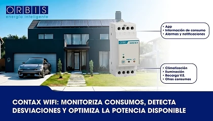 Foto de CONTAX WIFI: supervisión energética y submedición para instalaciones eléctricas con recarga de vehículo eléctrico