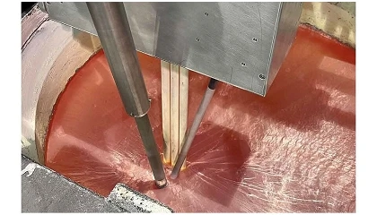 Foto de Fraunhofer apresenta tecnologia ultrass�nica que deteta impurezas em alum�nio fundido em tempo real