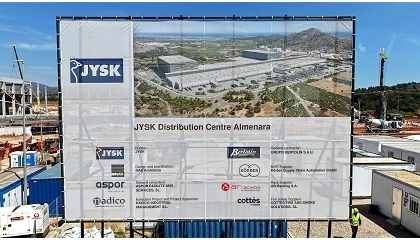 Foto de AR Racking inicia las obras de los almacenes autoportantes del nuevo centro logístico de JYSK en España