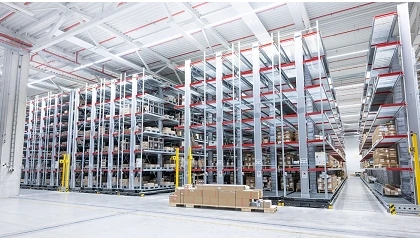 Foto de SSI Schaefer equipa el nuevo centro logístico de Warema con un sistema de almacenamiento de alta densidad