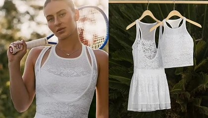Foto de Wilson presenta la segunda edici�n del vestido Marta junto a Marta Kostyuk
