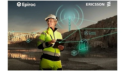 Foto de Epiroc e Ericsson estabelecem parceria para acelerar a transforma��o da ind�stria mineira
