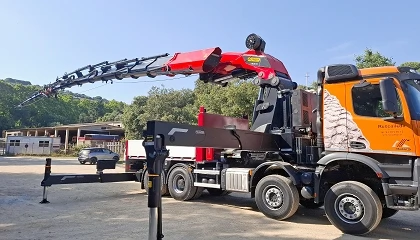 Foto de Ruscalleda refuerza su capacidad operativa con la incorporación de una Palfinger PK 1650 TEC