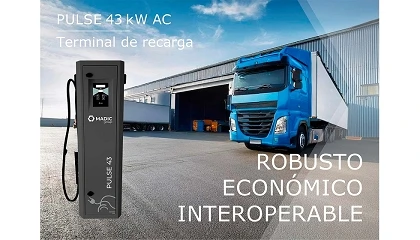 Foto de Madic amplía su gama PULSE con un nuevo cargador AC de 43 kW para vehículos pesados y última milla