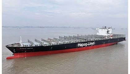 Foto de PrimeServ completa la conversión a metanol del primer portacontenedores del programa de modernización de Hapag-Lloyd