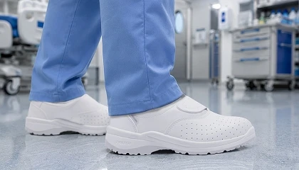 Foto de Brisa O1 Perforado de Panter: protección antimicrobiana, seguridad y confort al servicio de los profesionales sanitarios