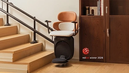 Foto de Stannah recibe el Red Dot Design Award 2026 por su silla salvaescaleras Joya