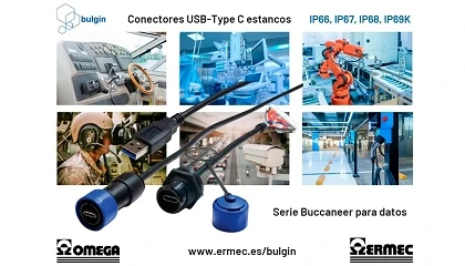 Foto de Ermec amplía su oferta de conectividad industrial con los conectores USB Tipo C de Bulgin