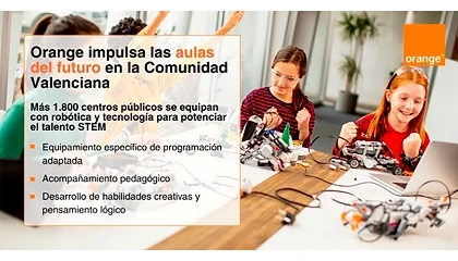 Foto de Orange llevar� la rob�tica educativa a las aulas de Andaluc�a y Comunidad Valenciana