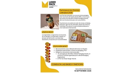 Foto de Abierta la convocatoria de los Premios Liderpack 2026