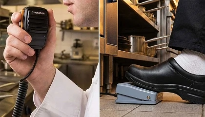 Foto de Pihernz presenta Dynascan CHEF-1, un nuevo sistema de comunicaci�n manos libres con pedal para el canal horeca
