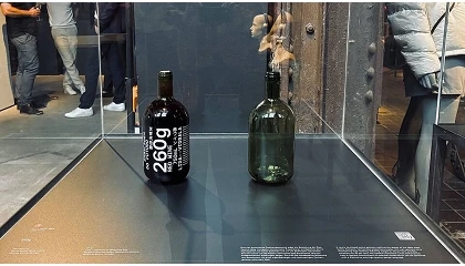Foto de Garrafa de vinho de 260 gramas vence a mais alta distin��o dos Red Dot Design Awards