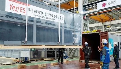 Foto de LG Electronics ha suministrado su enfriadora Air-Cooled Inverter Screw Chiller a un centro de datos de hiperescala en Norteam�rica