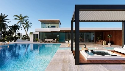 Foto de Las p�rgolas bioclim�ticas ganan protagonismo en la arquitectura contempor�nea