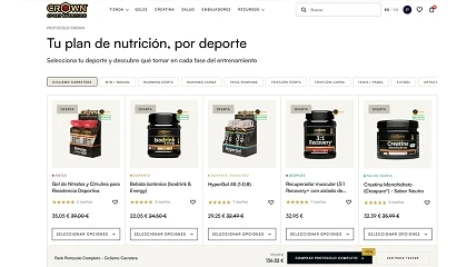 Foto de Crown Sport Nutrition renueva su plataforma online para reforzar su crecimiento internacional