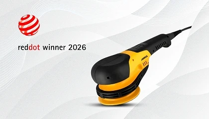Foto de La pulidora rotativa Mirka Polaros RP 600 gana el Red Dot Product Design Award 2026