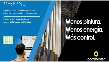Foto de Masking apresenta na Veteco sistema que controla a espessura da pintura a p� em tempo real