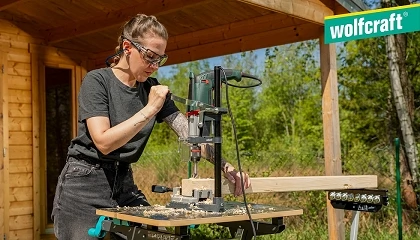 Foto de Solid y PRO: los dos nuevos soportes para taladro de Wolfcraft para responder a las necesidades tanto de bricoladores como el sector profesional
