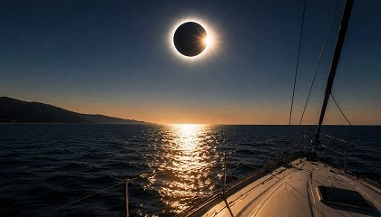 Foto de Recomendaciones de seguridad para embarcaciones de recreo durante el eclipse de sol