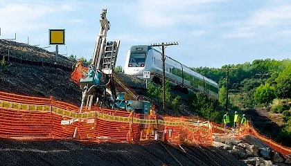 Foto de OPG consolida y estabiliza un terrapl�n ferroviario en la l�nea Calatayud � Valencia