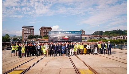 Foto de Balenciaga Shipyard retoma la construcción naval con la puesta de quilla de su primer buque bajo la nueva propiedad