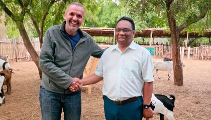 Foto de El Gobierno de Madagascar respalda el proyecto que mejora sus cabras con genética española