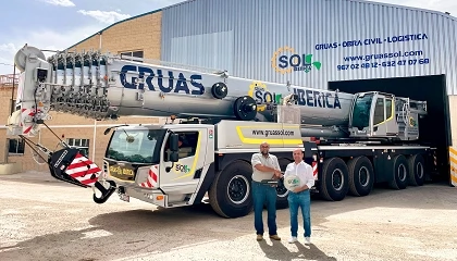 Foto de Grúas Sol Ibérica incorpora su primera grúa móvil nueva con la adquisición de una Liebherr LTM 1300-6.4