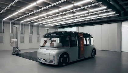 Foto de Minibus aut�nomo aposta em monomateriais para facilitar a reciclagem no fim de vida