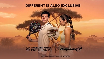Foto de Bullpadel lanza las palas oficiales del Premier Padel Pretoria P1