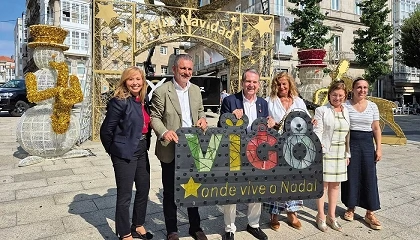 Foto de Ximenez Group inicia su campaña navideña con el arranque del montaje de la Navidad de Vigo