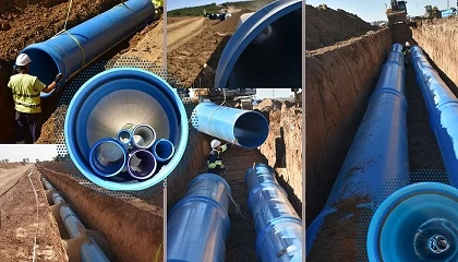 Foto de Evoluci�n del uso del PVC-O para el transporte de agua a presi�n de peque�os a grandes di�metros