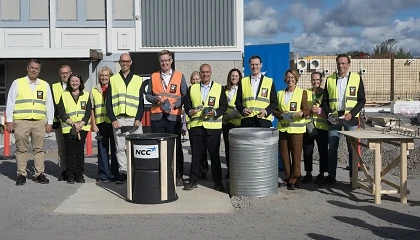 Foto de Colocada la primera piedra para la ampliaci�n de la planta de producci�n de Hiab en Raisio