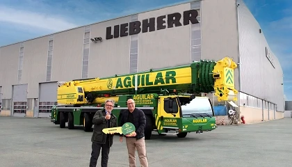 Foto de Gr�as Aguilar refuerza su crecimiento con 15 nuevas gr�as Liebherr