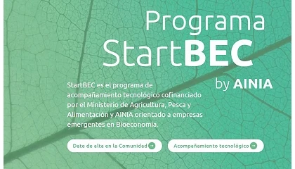 Foto de El Ministerio de Agricultura y Ainia celebrarán el 17 de septiembre una nueva edición del ‘demo day’ de StartBEC