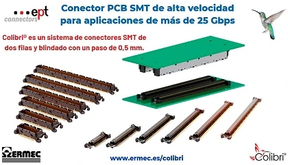 Foto de ERMEC impulsa las soluciones de interconexi�n de alta velocidad de los conectores Colibri de EPT Connectors