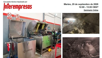 Foto de Webinar sobre sistemas avanzados de lavapiezas para talleres industriales